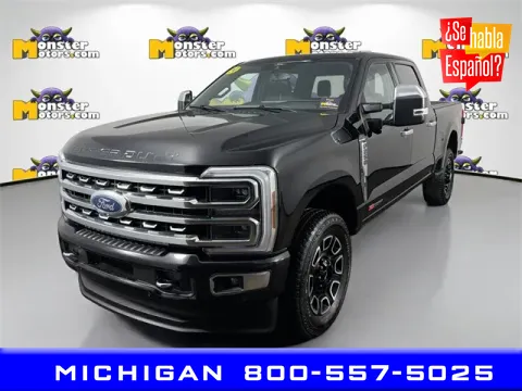 Black 2024 Ford F-250SD Platinum for sale in Michigan Center, MI