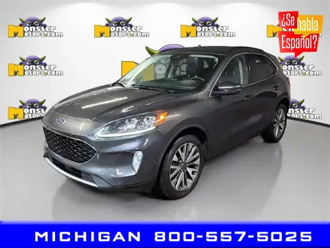 Gray 2020 Ford Escape Hybrid Titanium for sale in Michigan Center, MI