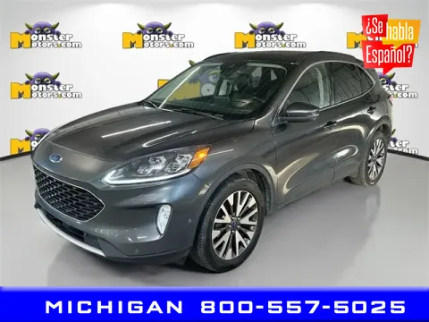Gray 2020 Ford Escape Hybrid Titanium for sale in Michigan Center, MI