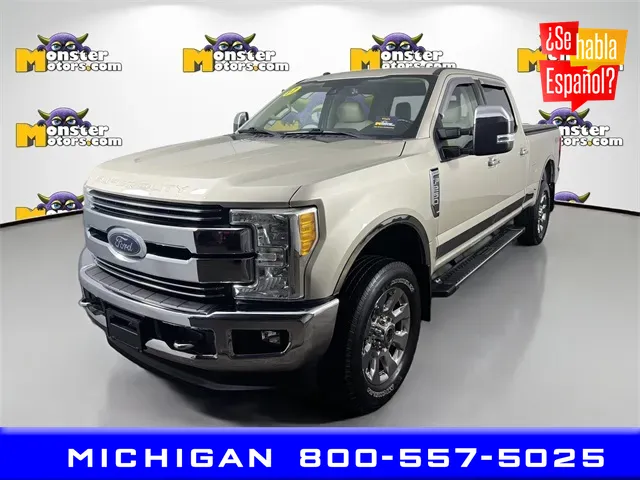 White 2017 Ford F-250SD Lariat for sale in Michigan Center, MI