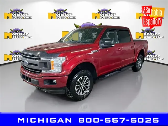 Red 2018 Ford F-150 XLT for sale in Michigan Center, MI