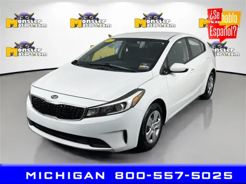 White 2017 Kia Forte LX for sale in Michigan Center, MI