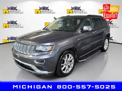Gray 2014 Jeep Grand Cherokee Summit for sale in Michigan Center, MI
