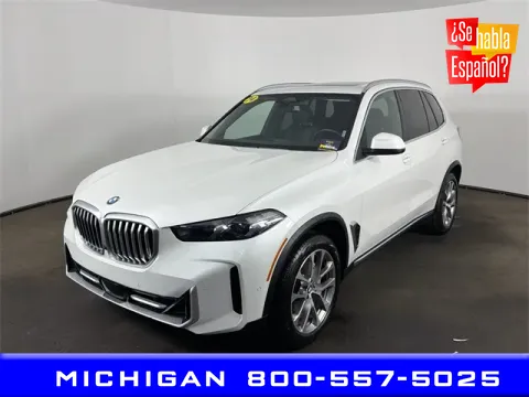 White 2024 BMW X5 xDrive40i for sale in Michigan Center, MI