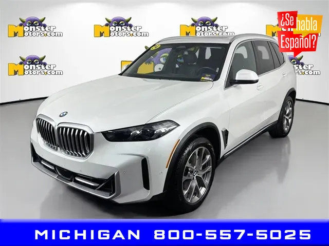 White 2024 BMW X5 xDrive40i for sale in Michigan Center, MI