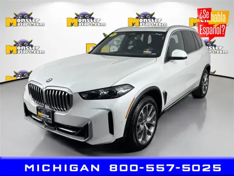 White 2024 BMW X5 xDrive40i for sale in Michigan Center, MI