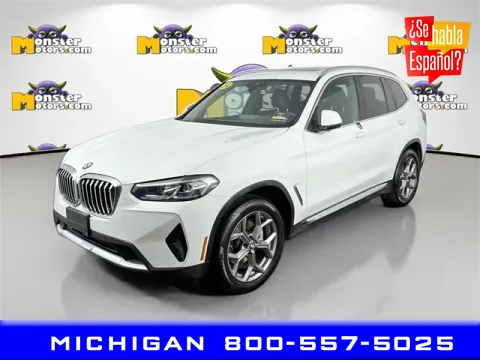 White 2024 BMW X3 xDrive30i for sale in Michigan Center, MI