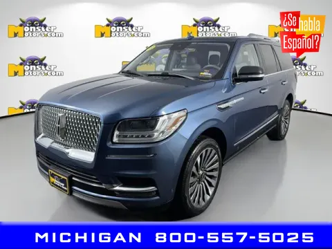 Black 2018 Lincoln Navigator Reserve for sale in Michigan Center, MI