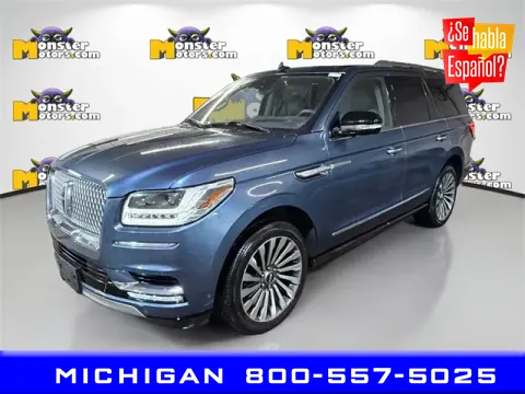 Blue 2018 Lincoln Navigator Reserve for sale in Michigan Center, MI