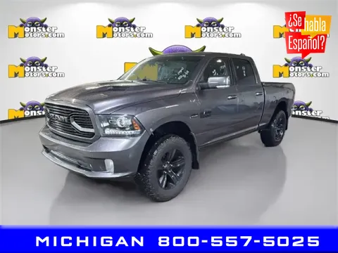 Gray 2018 Ram 1500 Sport for sale in Michigan Center, MI