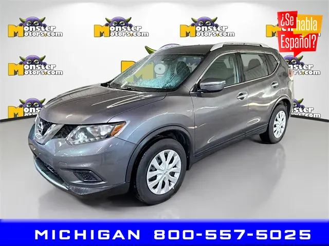 Gray 2016 Nissan Rogue S for sale in Michigan Center, MI