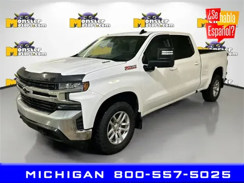 White 2020 Chevrolet Silverado 1500 LT for sale in Michigan Center, MI