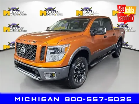 Orange 2019 Nissan Titan for sale in Michigan Center, MI
