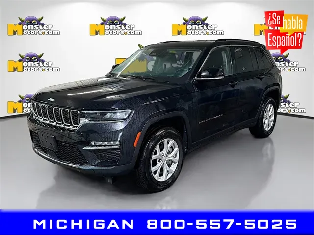 Black 2023 Jeep Grand Cherokee Limited for sale in Michigan Center, MI