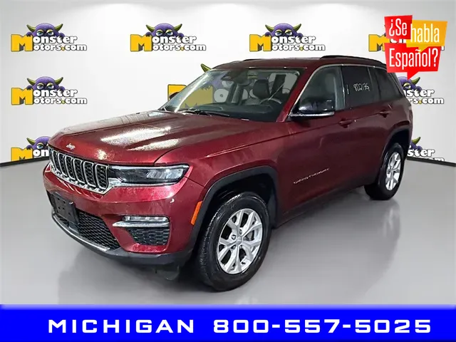 Red 2023 Jeep Grand Cherokee Limited for sale in Michigan Center, MI