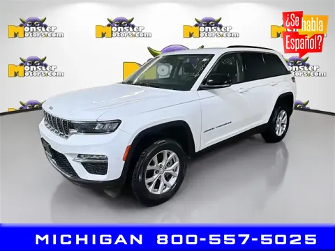 White 2023 Jeep Grand Cherokee Limited for sale in Michigan Center, MI