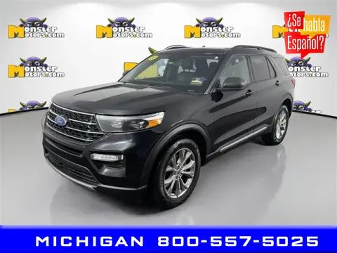 Black 2020 Ford Explorer XLT for sale in Michigan Center, MI