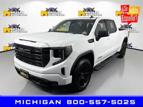 White 2024 GMC Sierra 1500 Elevation for sale in Michigan Center, MI