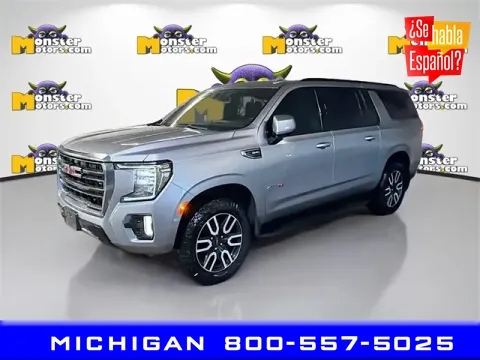 Gray 2023 GMC Yukon XL AT4 for sale in Michigan Center, MI