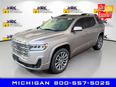Gold 2023 GMC Acadia Denali for sale in Michigan Center, MI