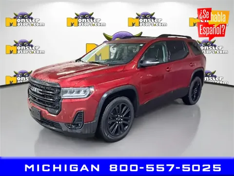 Red 2023 GMC Acadia SLT for sale in Michigan Center, MI