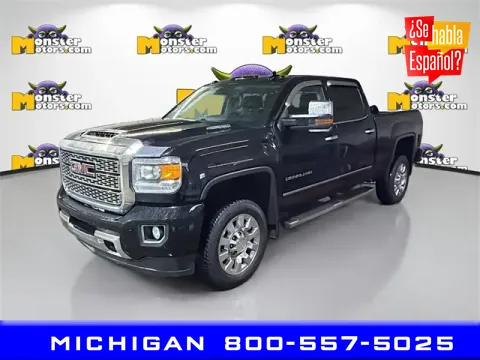 Black 2018 GMC Sierra 2500HD Denali for sale in Michigan Center, MI