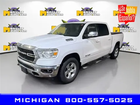 White 2021 Ram 1500 Big Horn/Lone Star for sale in Michigan Center, MI