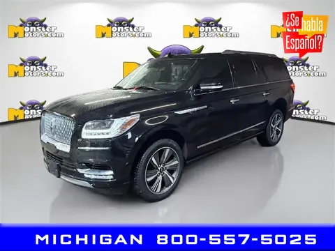 Black 2019 Lincoln Navigator L Reserve for sale in Michigan Center, MI