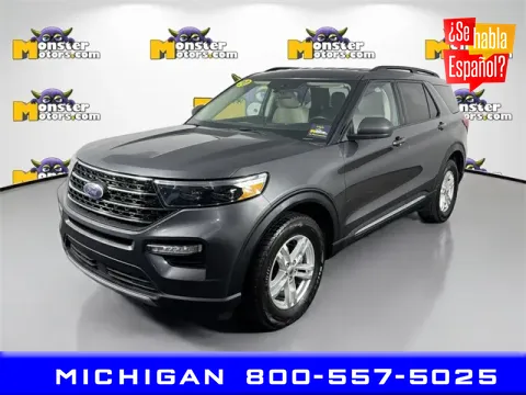 Gray 2020 Ford Explorer XLT for sale in Michigan Center, MI
