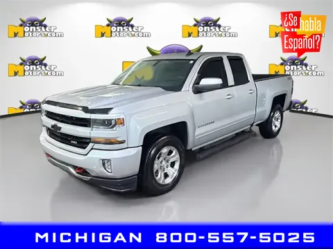Silver 2018 Chevrolet Silverado 1500 LT for sale in Michigan Center, MI