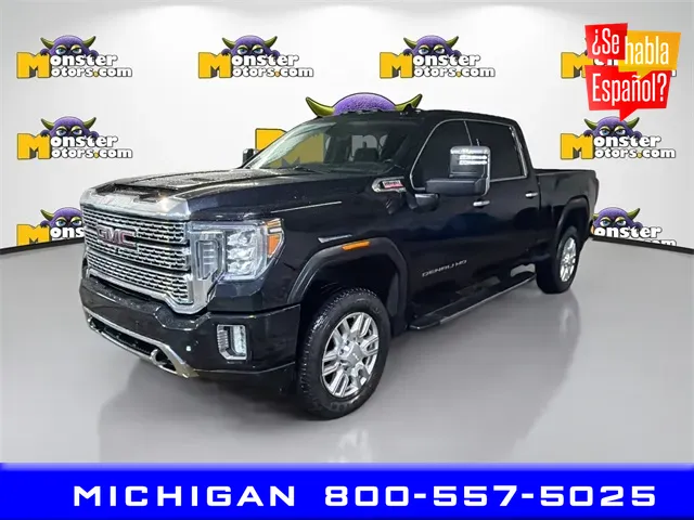 Black 2020 GMC Sierra 2500HD Denali for sale in Michigan Center, MI