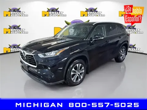 Black 2023 Toyota Highlander L for sale in Michigan Center, MI