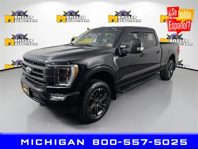 Black 2022 Ford F-150 Lariat for sale in Michigan Center, MI