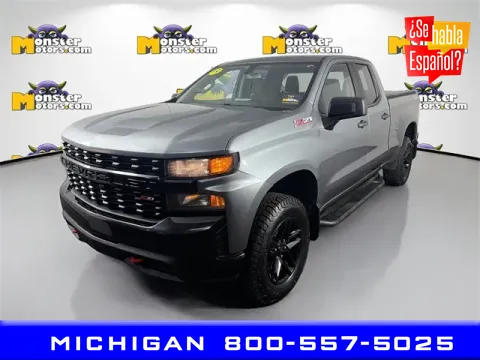 Gray 2019 Chevrolet Silverado 1500 Custom Trail Boss for sale in Michigan Center, MI