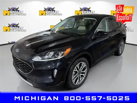 Black 2022 Ford Escape Hybrid SEL for sale in Michigan Center, MI