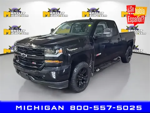 Black 2018 Chevrolet Silverado 1500 LT for sale in Michigan Center, MI