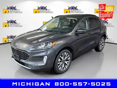 Black 2020 Ford Escape Hybrid Titanium for sale in Michigan Center, MI
