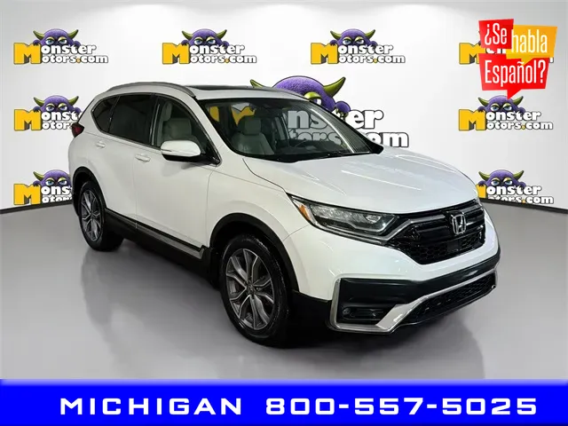 Black 2021 Honda CR-V Touring for sale in Michigan Center, MI