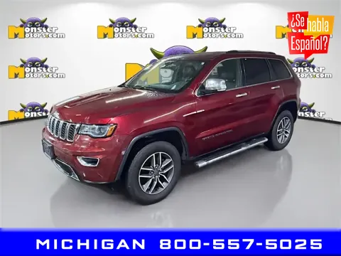 Red 2021 Jeep Grand Cherokee Limited for sale in Michigan Center, MI