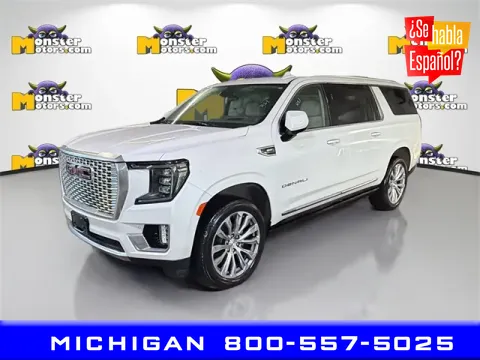 White 2022 GMC Yukon XL Denali for sale in Michigan Center, MI
