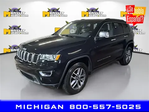 Black 2022 Jeep Grand Cherokee WK Limited for sale in Michigan Center, MI