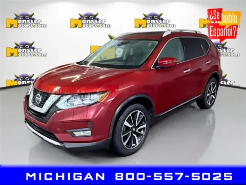 Red 2018 Nissan Rogue for sale in Michigan Center, MI