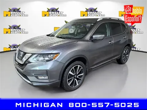 Gray 2017 Nissan Rogue SL for sale in Michigan Center, MI