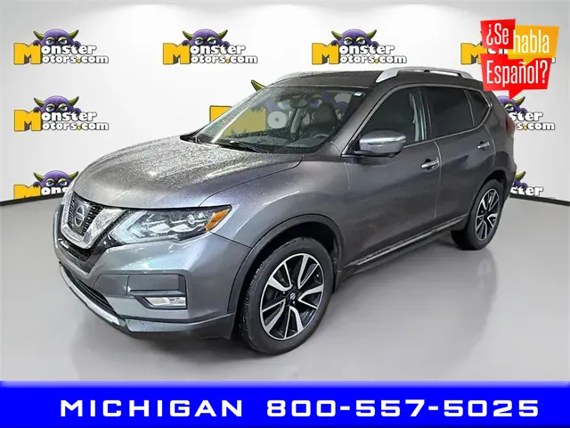 Gray 2017 Nissan Rogue SL for sale in Michigan Center, MI