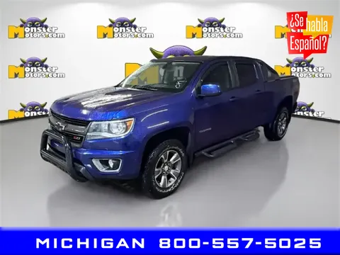 Blue 2017 Chevrolet Colorado Z71 for sale in Michigan Center, MI