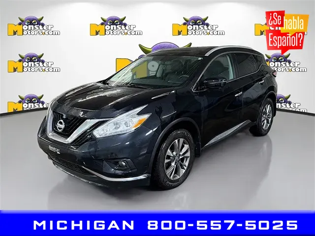 Black 2016 Nissan Murano SL for sale in Michigan Center, MI