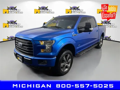 Silver 2016 Ford F-150 XLT for sale in Michigan Center, MI