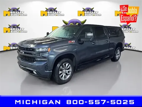 Gray 2021 Chevrolet Silverado 1500 RST for sale in Michigan Center, MI