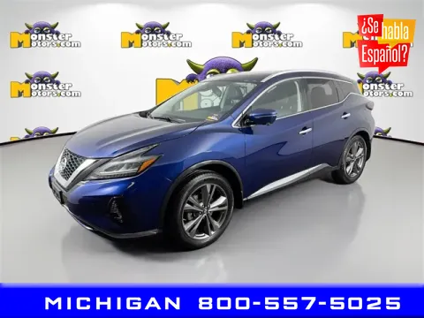 Blue 2019 Nissan Murano Platinum for sale in Michigan Center, MI