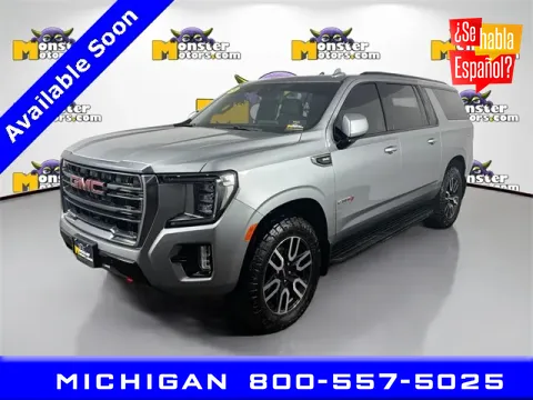 Gray 2023 GMC Yukon XL AT4 for sale in Michigan Center, MI